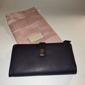Radley London Larkswood Large Leather Bifold Wallet Charcoal